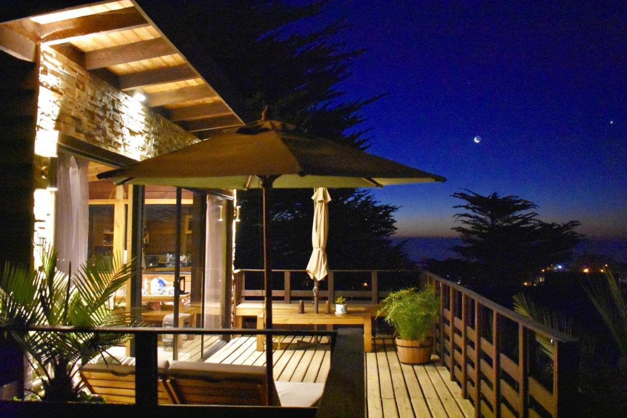 ---- Escapada De Lujo Para Dos ---- Casa Boutique Privada - Vistas Al Oceano - Parrilla Y Fogon En Quincho Privado - Insumos Desayuno - Tu Estadia Incluye Gratis 1 Sesion De Hidromasaje & Cromoterapia Bajo Las Estrellas En Jacuzzi Privado (Adults Onl Пічилему Екстер'єр фото